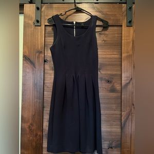 Navy J.Crew Fitted Dress